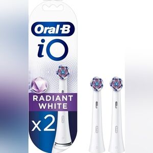NEW SEALED Two (2) Oral-B iO Radiant White Toothbrush Refills Made in Germany
